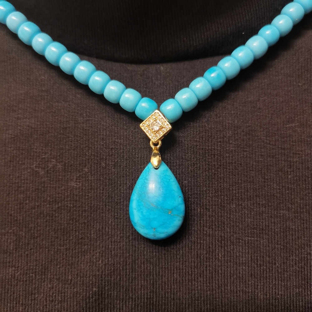 Turquoise necklace - Picture 2 of 5